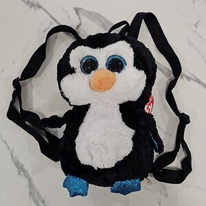 Beanie Baby TY penguin backpack/bag , New with tags, 25 cm tall